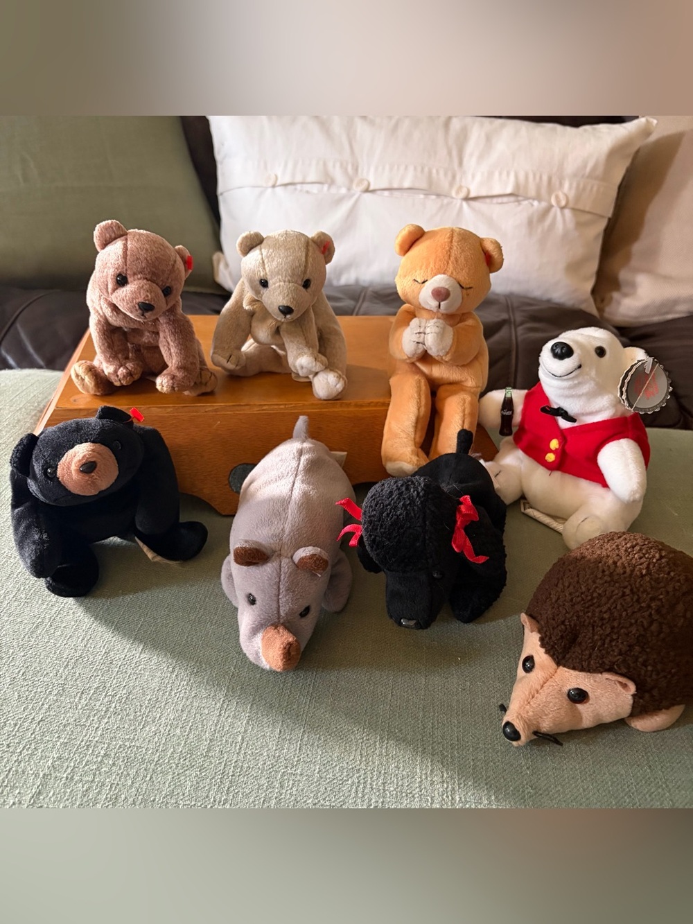 Vintage Beanie Babies From The 90’s Selling Together As A Set- 7 Total